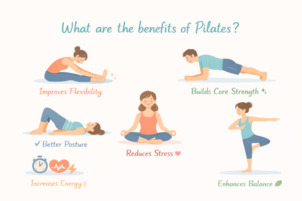 What are the benefits of Pilates